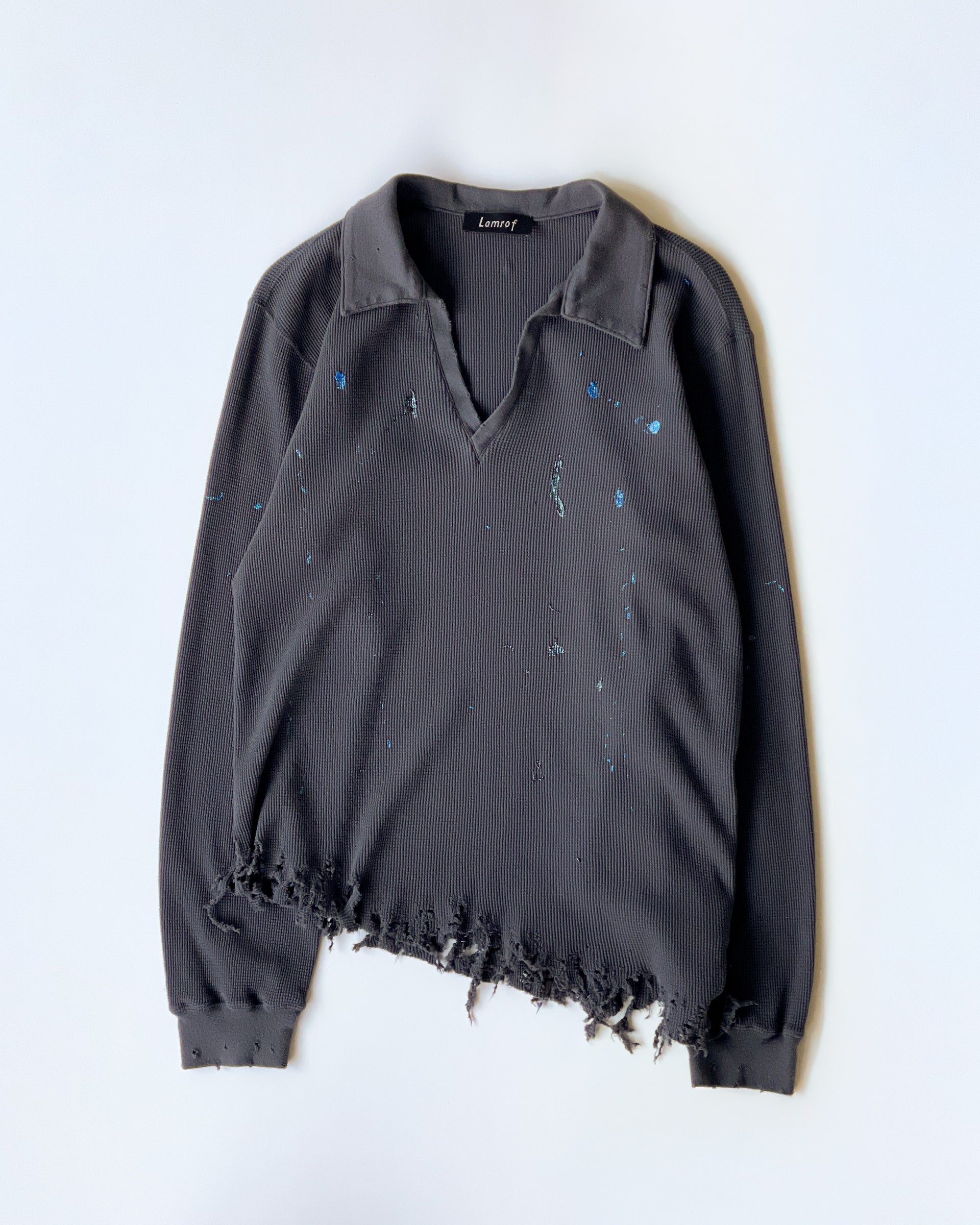 【LAMROF】WAYFARER THERMAL SKIPPER POLO - GRAY