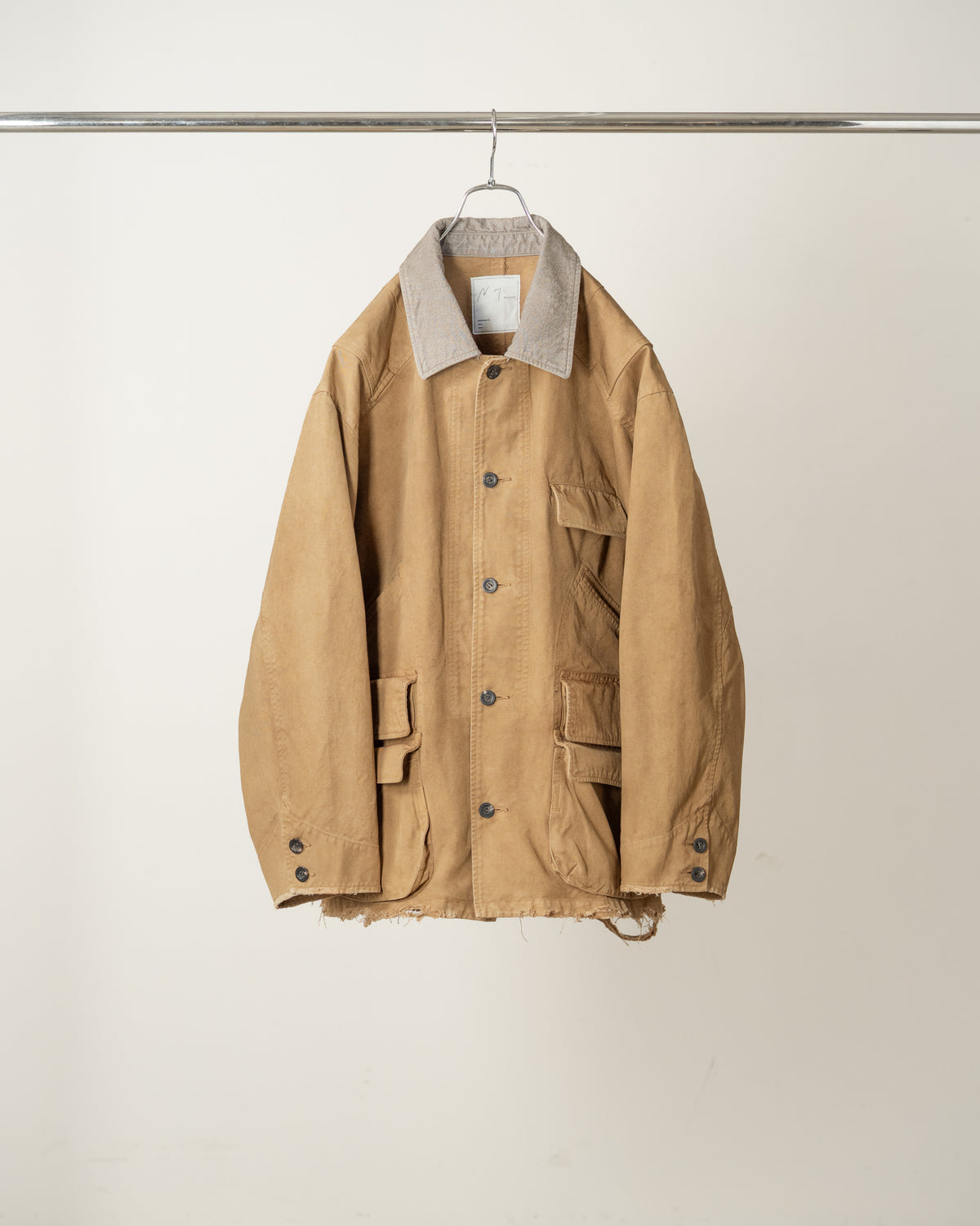 【ANCELLM】FINX HUNTING JACKET - CAMEL