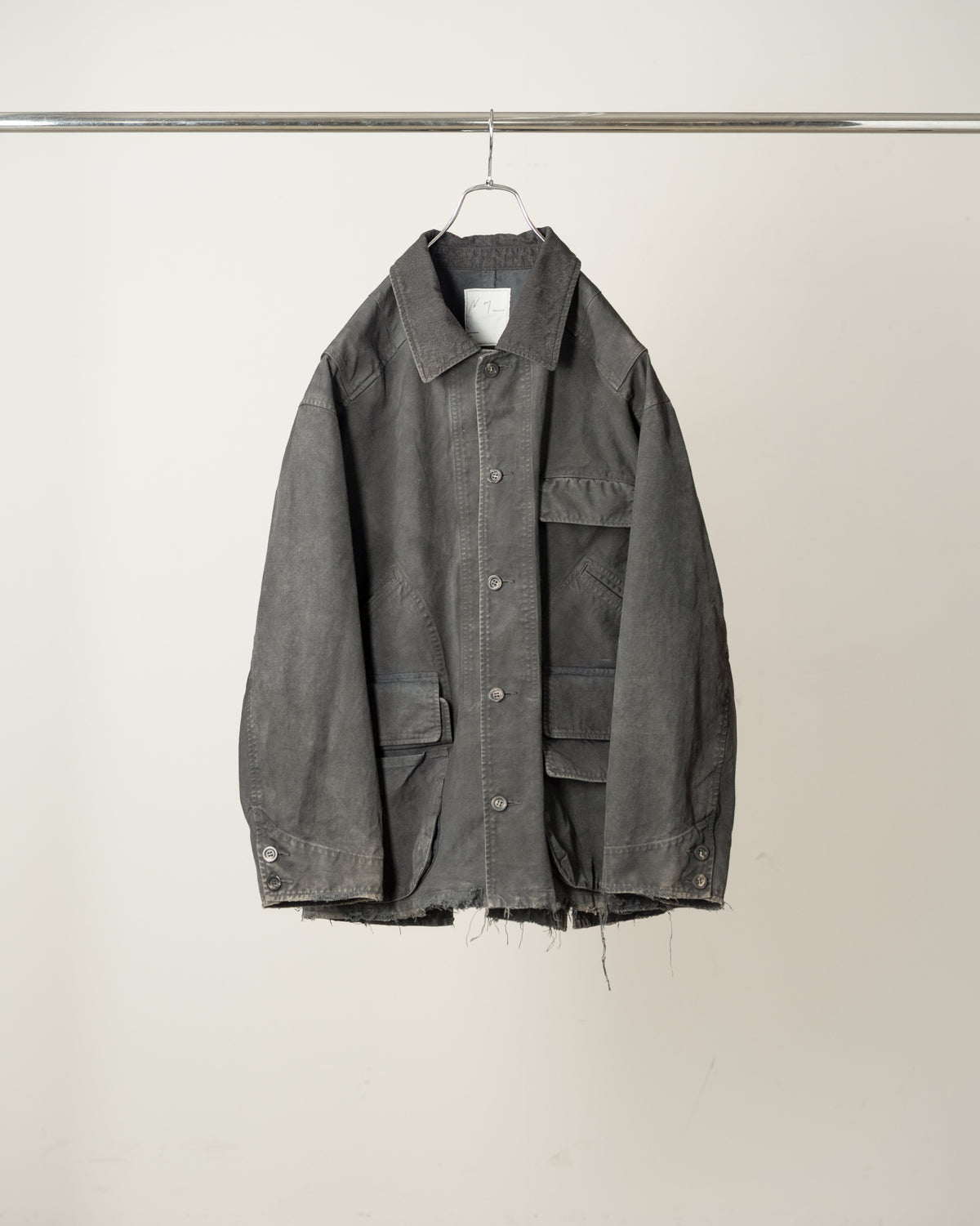 【ANCELLM】FINX HUNTING JACKET - BLACK