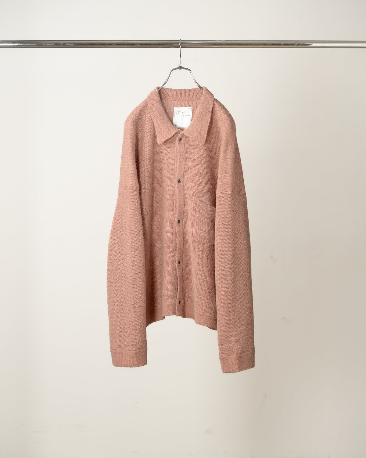 【ANCELLM】KNIT SHIRT - PINK
