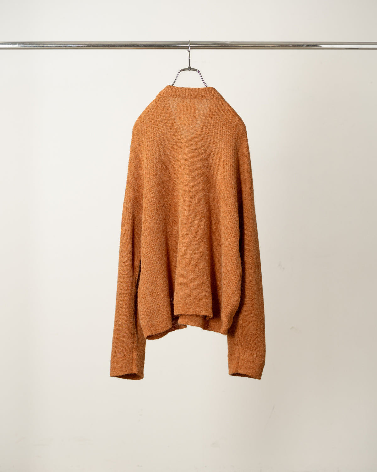 【ANCELLM】KNIT SHIRT - CAMEL