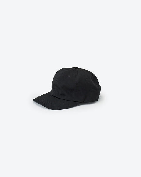 KIJIMA TAKAYUKI] COTTON CHINO 6PANEL CAP - BLACK – pan-kanazawa