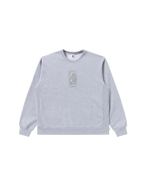 BLACKEYEPATCH] HWC SAME COLORED CREW SWEAT - GRAY – pan-kanazawa