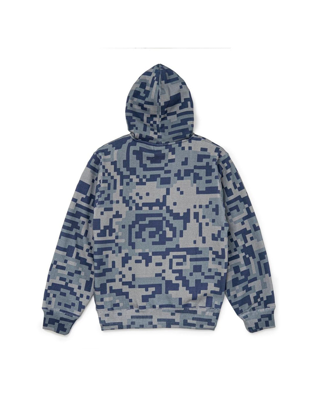 【SOL】D-CAMO ZIP HOODIE - NAVY CAMO