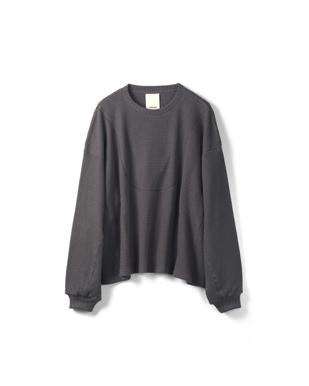 【REFOMED】AZEAMI THERMAL TEE - CHARCOAL