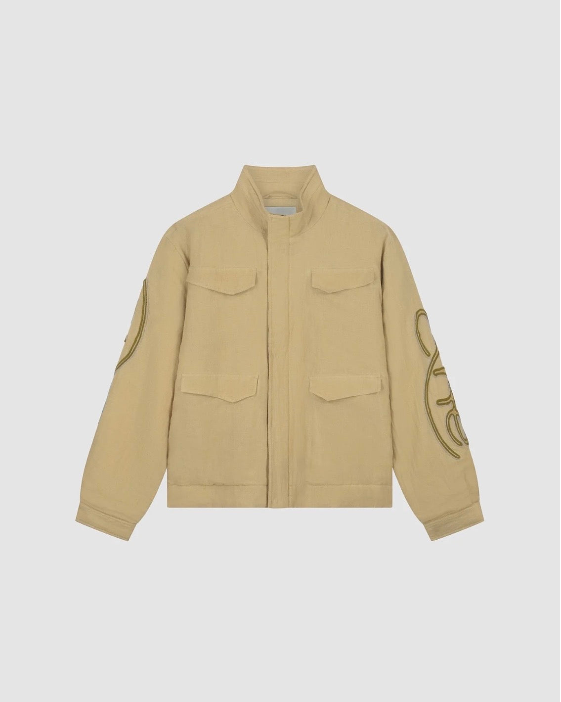 【ARTE ANTWERP】SWIRL UTILITY JACKET - BROWN