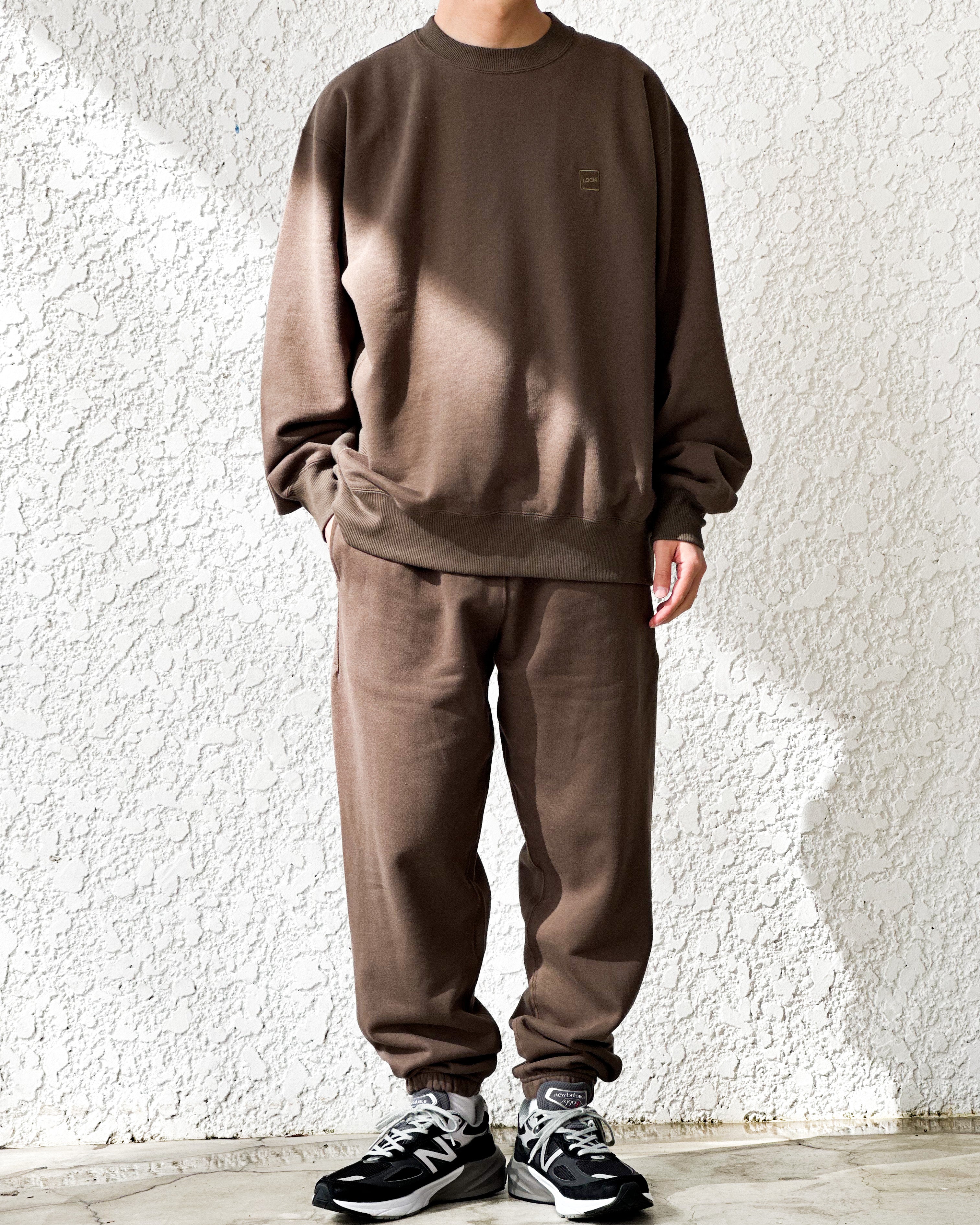 【LQQK STUDIO】MIDWEIGHT FLEECE CREWNECK - ARMY GREEN