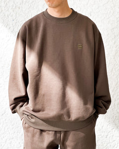 【LQQK STUDIO】MIDWEIGHT FLEECE CREWNECK - ARMY GREEN