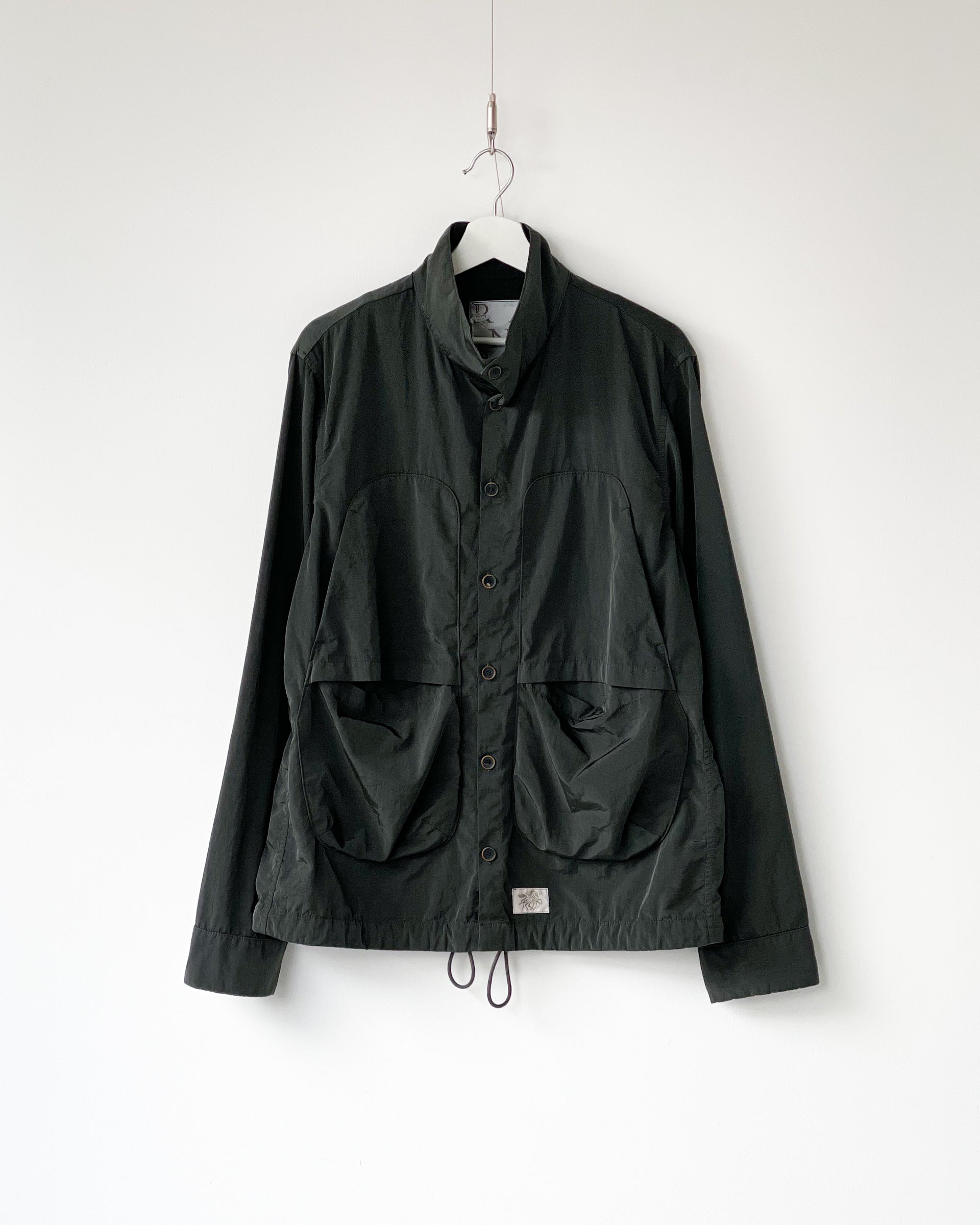 【RANRA】EPITOME CANVAS NYLON L/S SHIRT - PEAT