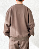 画像をギャラリービューアに読み込む, 【LQQK STUDIO】MIDWEIGHT FLEECE CREWNECK - ARMY GREEN
