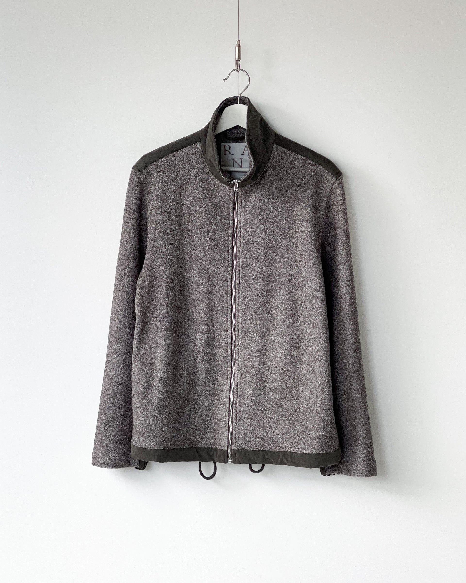 [RANRA] REACH WOOL NYLON OUTDOOR TRACK TOP - MAJOR BROWN