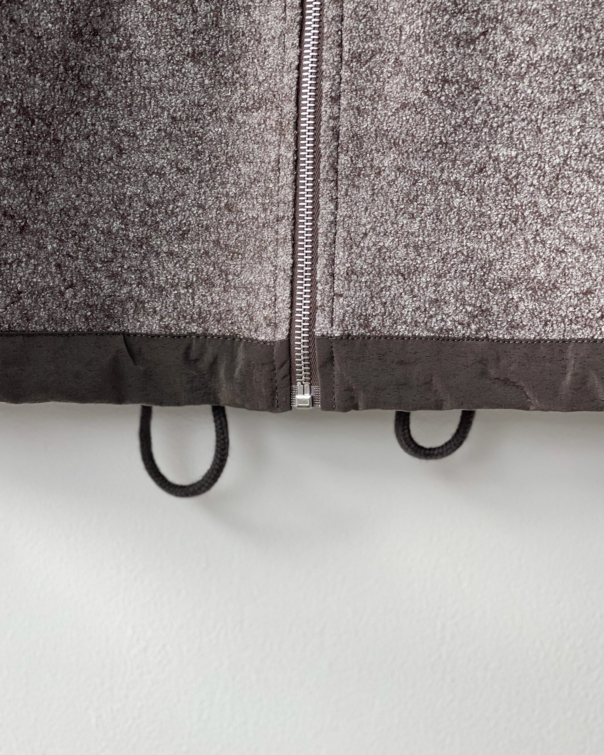 [RANRA] REACH WOOL NYLON OUTDOOR TRACK TOP - MAJOR BROWN