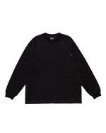 Load image into Gallery viewer, [LQQK STUDIO] L/S RUGBY WEIGHT POCKET TEE - BLACK

