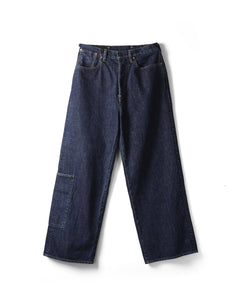 【REFOMED】RIGHT HANDED DENIM PANTS "SW" - STONE WASH