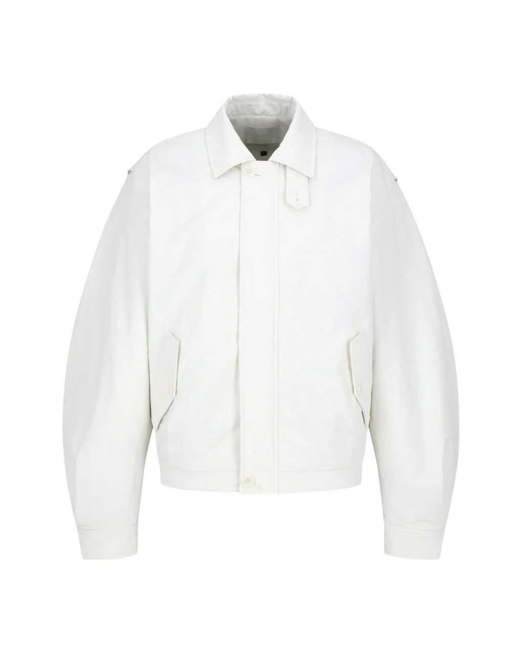 【AMOMENTO】PADDED COTTON NYLON JUMPER - ECRU