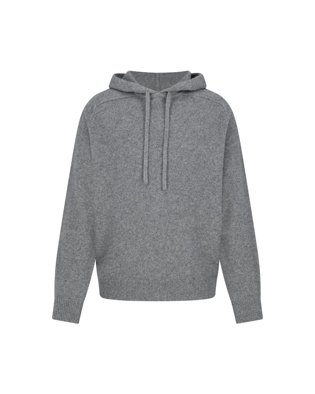 【AMOMENTO】RACOON HOODIE KNIT - GRAY