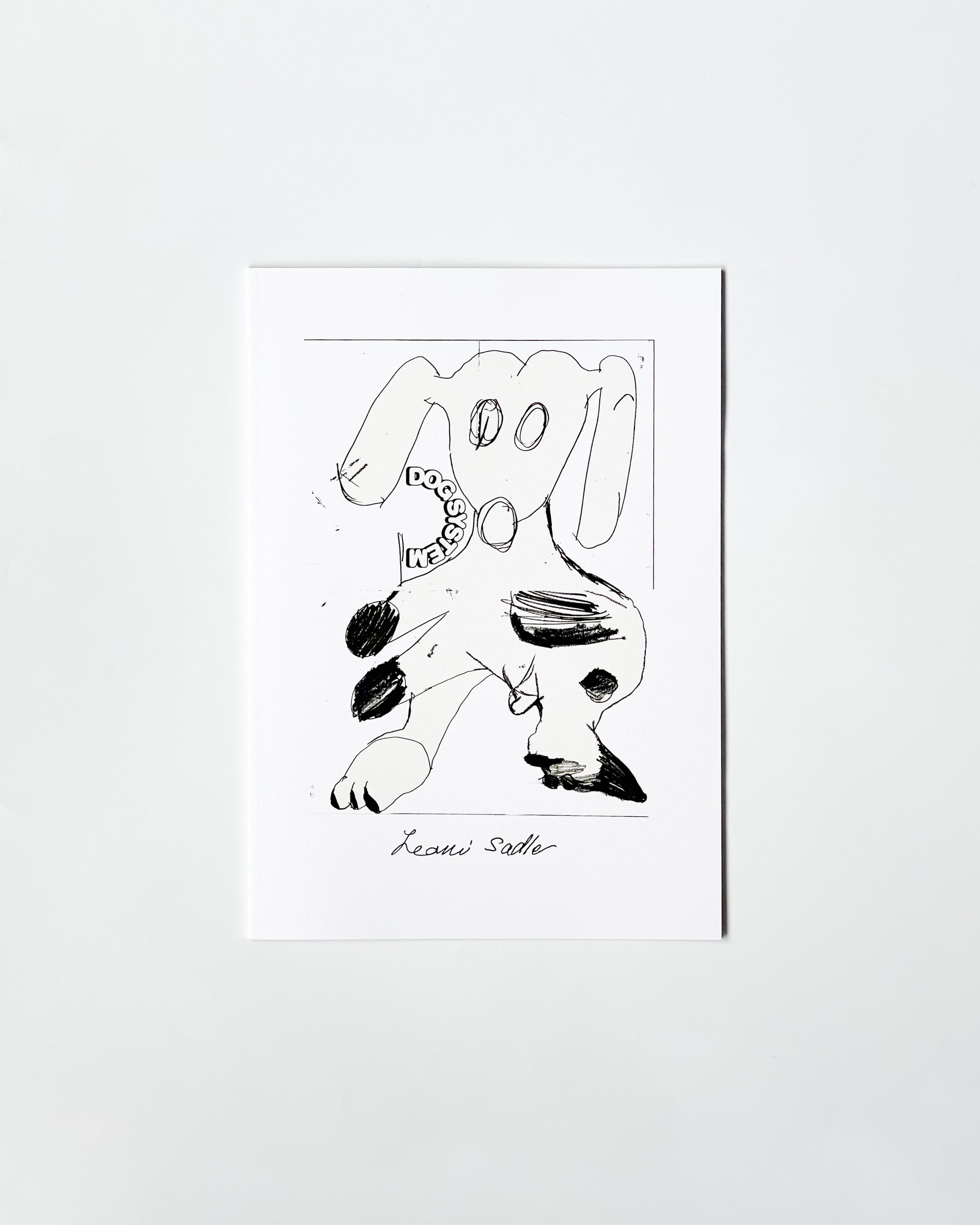 【LEOMI SADLER & RUSSELL MAURICE】LEOMI SADLER - DOG SYSTEM ZINE