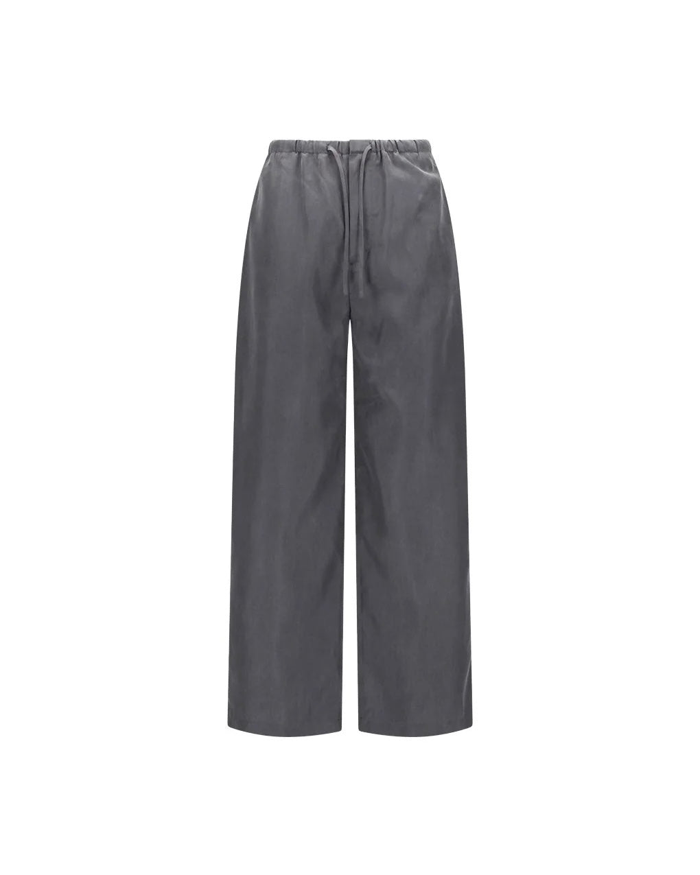 【AMOMENTO】CUPRO BANDING PANTS - GRAY