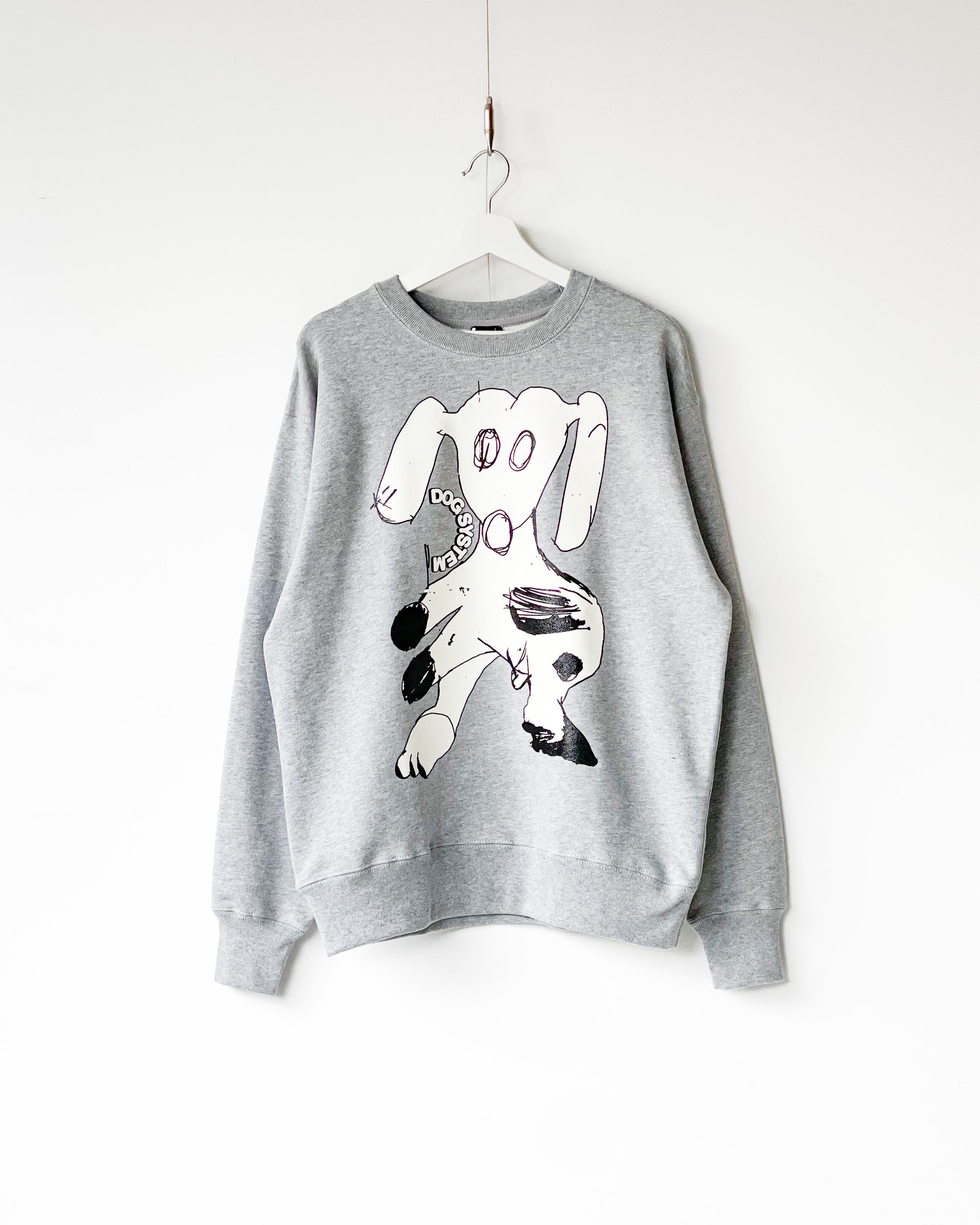 【LEOMI SADLER & RUSSELL MAURICE】DOG SYSTEM SWEATSHIRT - GREY