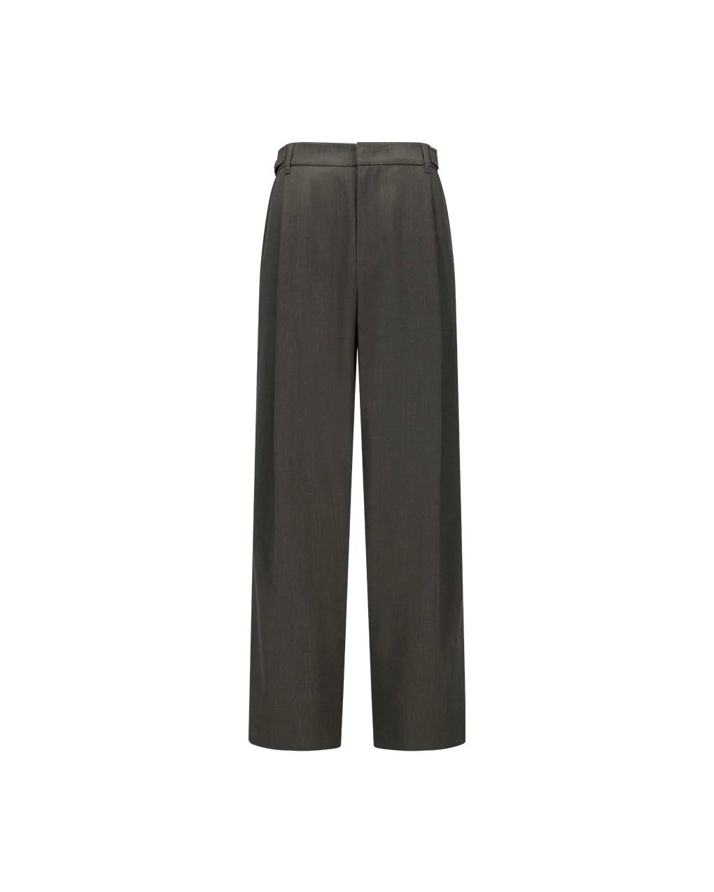【AMOMENTO】WOOL BANDING PANTS - BROWN
