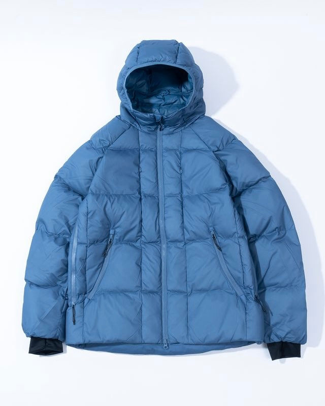 【HIKING PATROL】HORIZON 800FP HOODED DOWN JACKET - SLATE BLUE