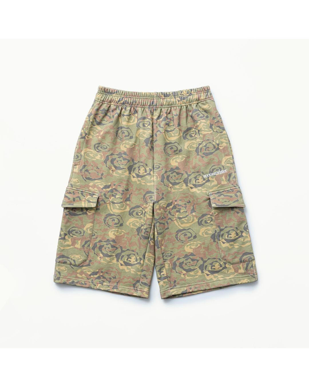 [SOL] CAMO SWEAT CARGO SHORTS