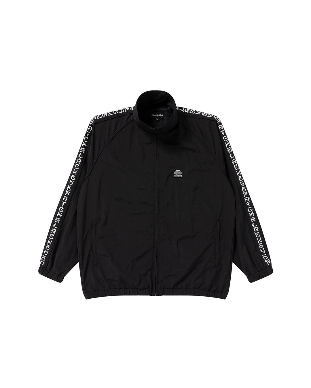 [BLACKEYEPATCH] KANJI TAPED NYLON TRACK JACKET - BLACK