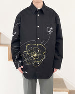 Load image into Gallery viewer, [OAMC] TOWER SHIRT/SCRIBBLE - BLACK 
