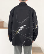Load image into Gallery viewer, [OAMC] TOWER SHIRT/SCRIBBLE - BLACK 
