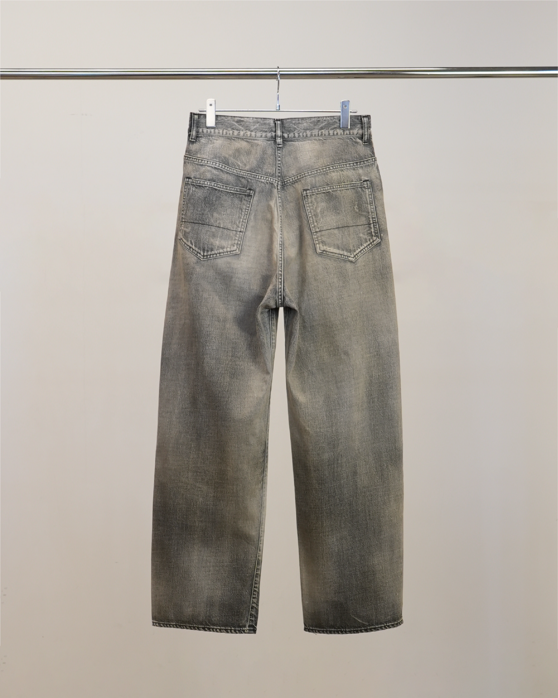 【ANCELLM】#01 MIDTAPERED 5P DENIM PANTS - BLACK