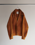 Load image into Gallery viewer, [ANCELLM]C/VELVET ZIPUP JACKET - BROWN
