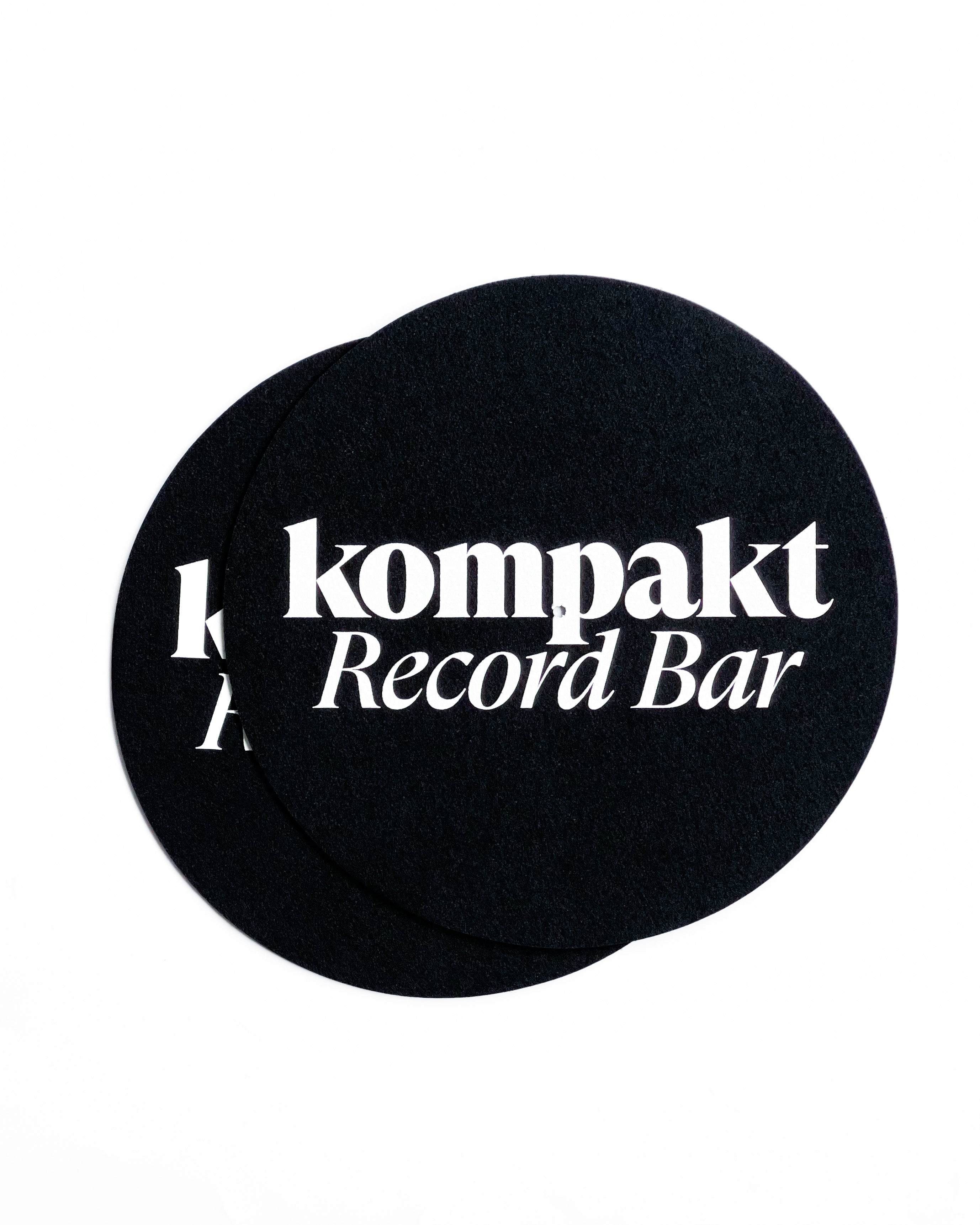 【KOMPAKT RECORD BAR】KRB LOGO SLIPMAT - BLACK