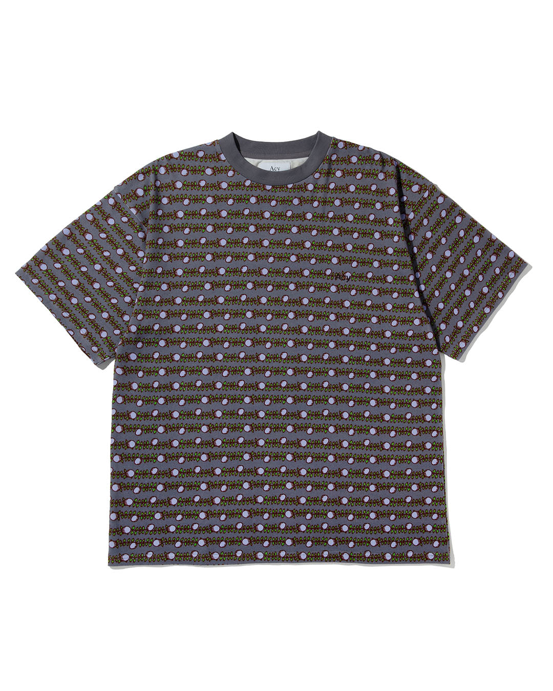 【ACY】MI PATTURN TEE - L.BLACK