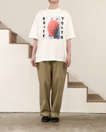 Load image into Gallery viewer, [blurhms ROOTSTOCK] DIRTY PRINT TEE WIDE - WHITE
