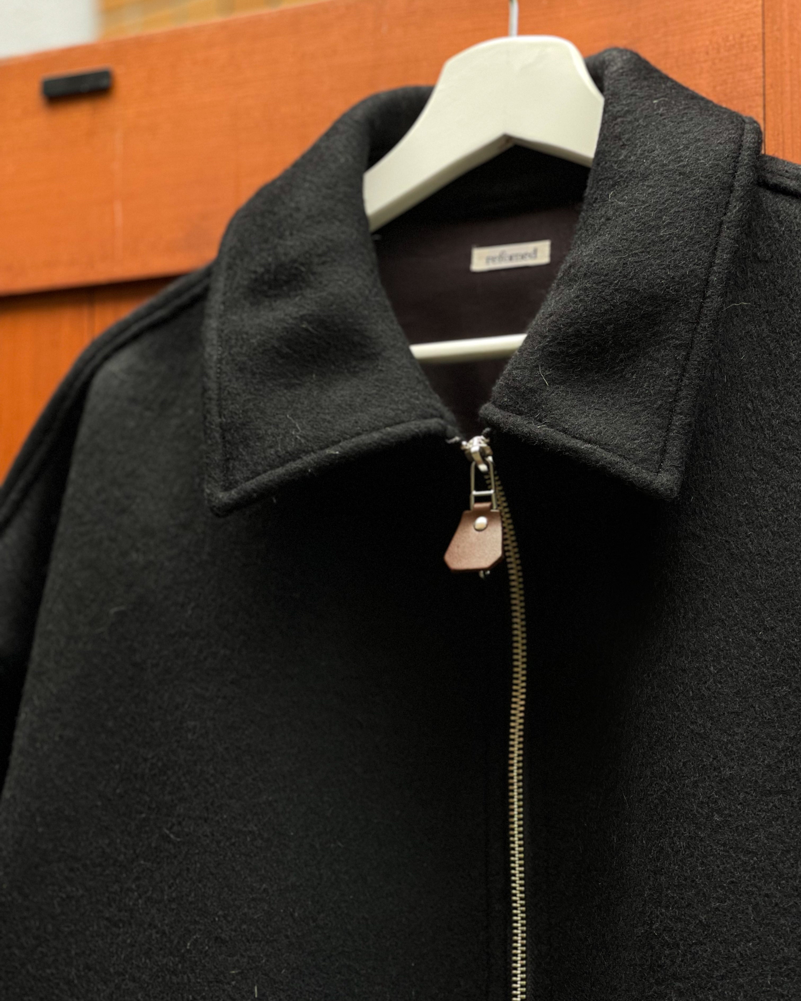 REFOMED】FORMAN WOOL JACKET - BLACK