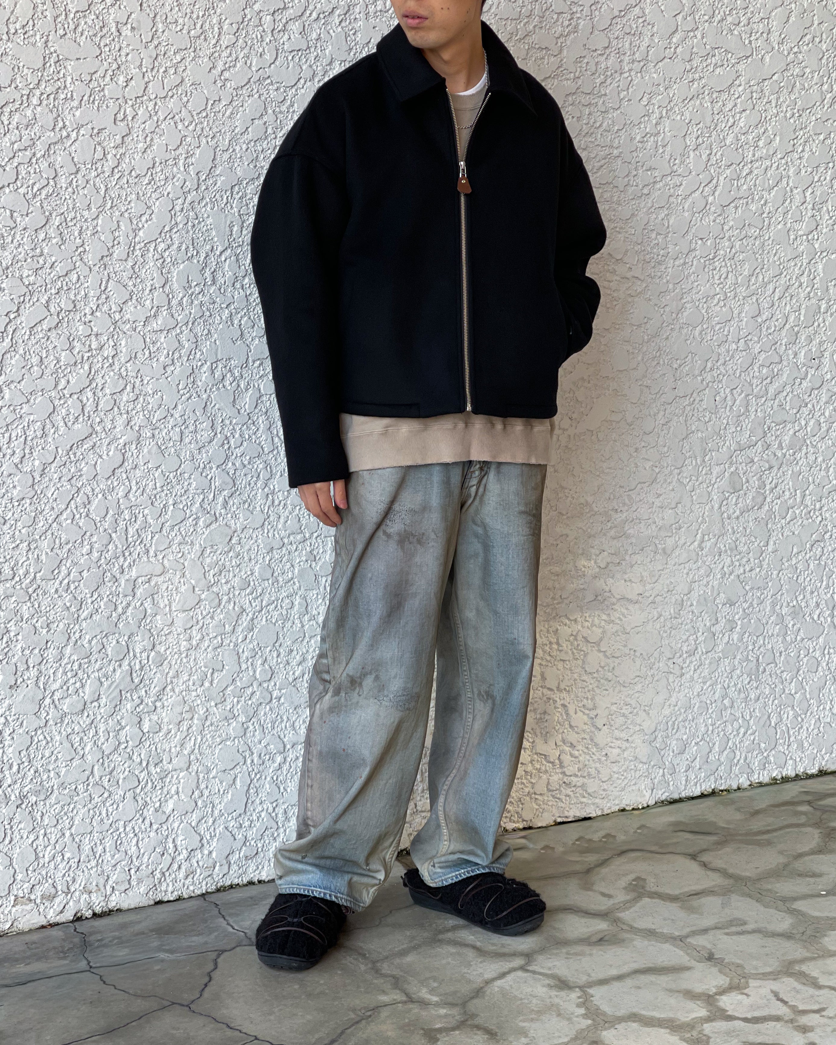 REFOMED】FORMAN WOOL JACKET - BLACK