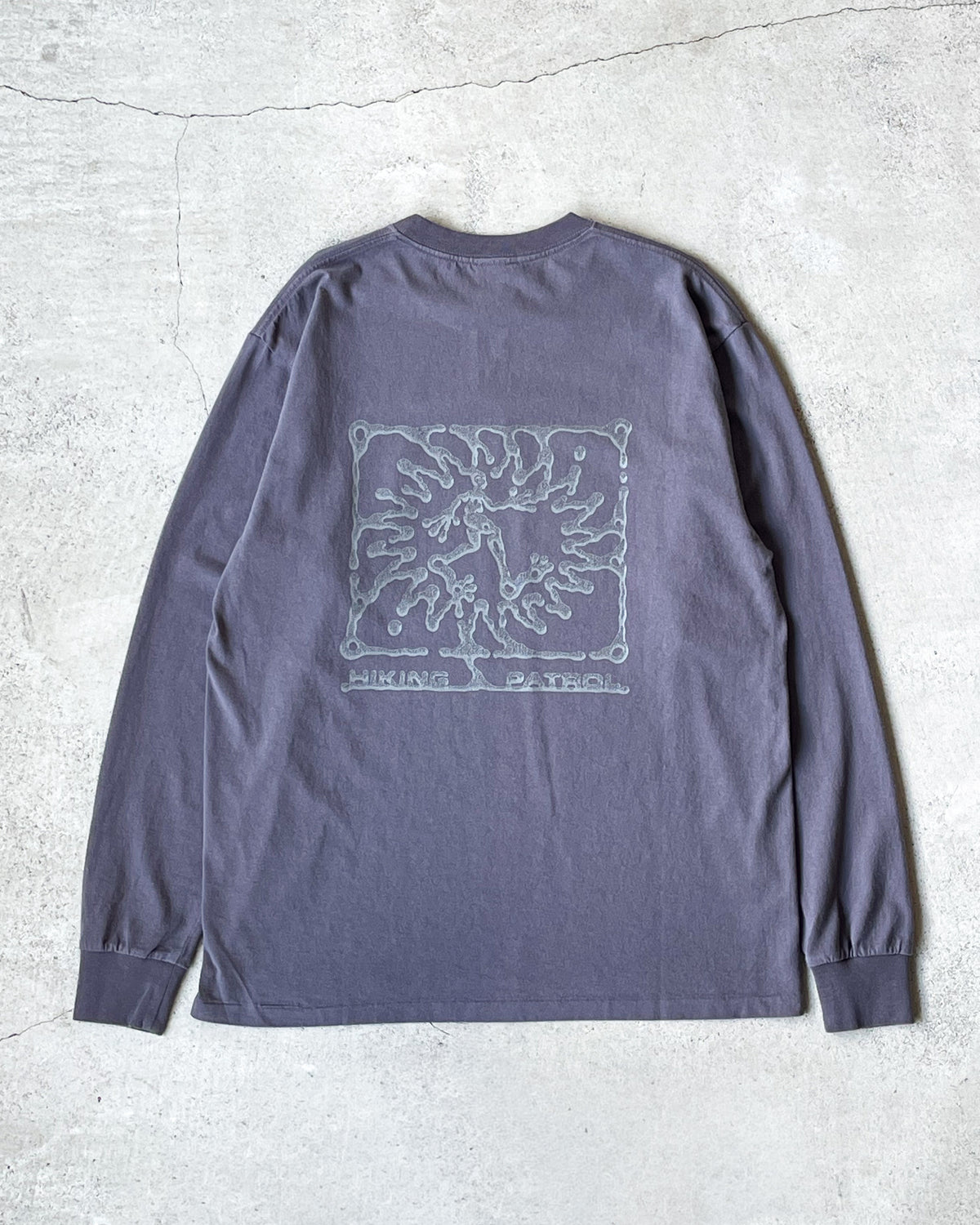 【HIKING PATROL】INK DROP L/S T-SHIRT - GREY