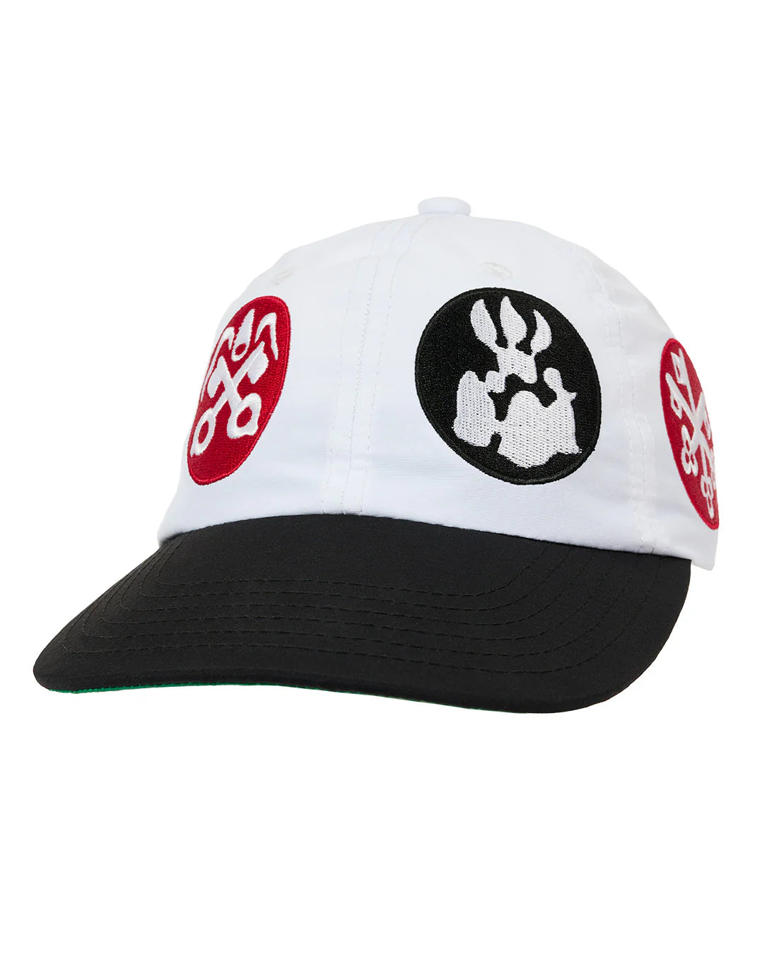 【THE TRILOGY TAPES】TTT 4 MARKS CAP - WHITE/BLACK/GREEN