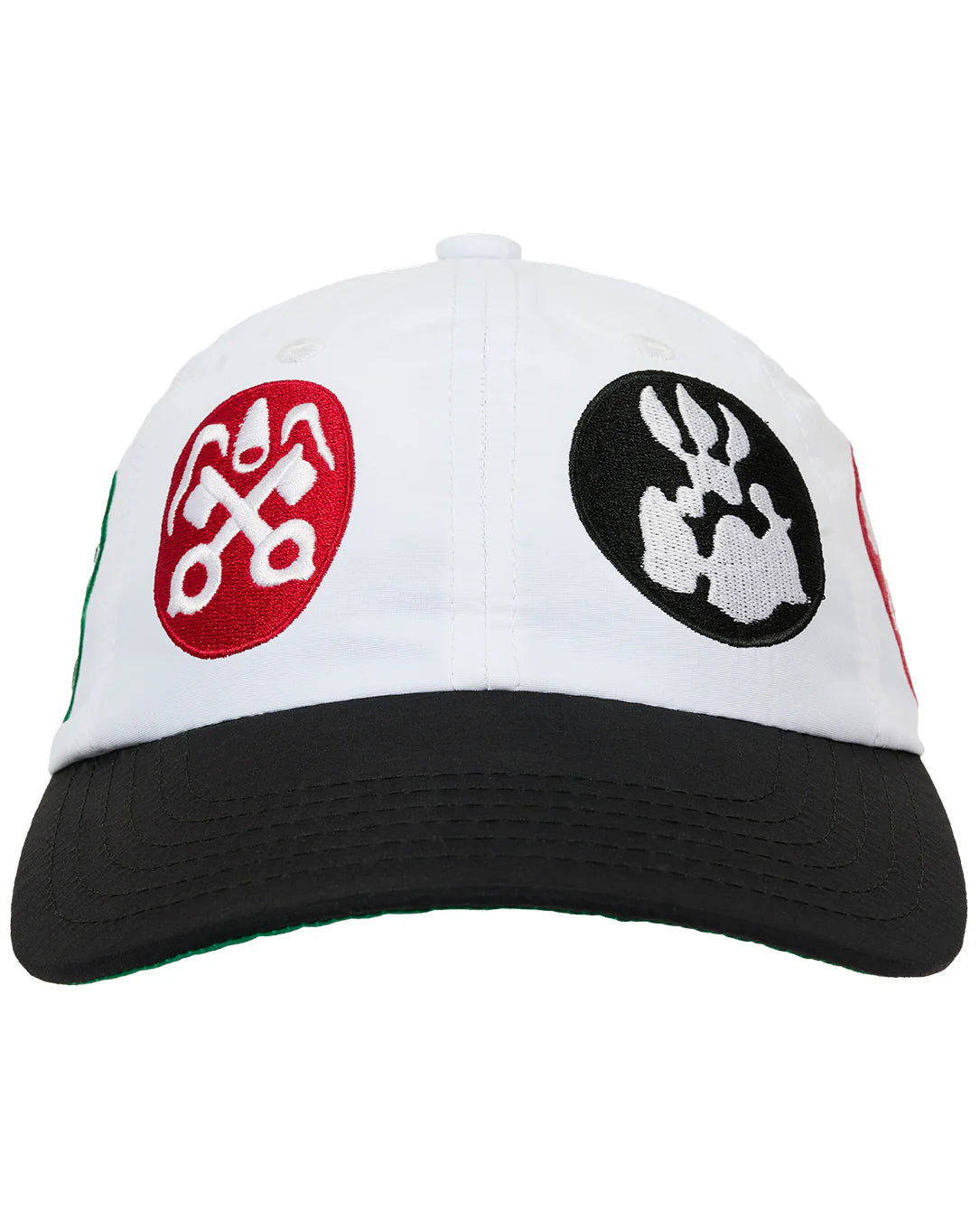 TTT The Trilogy Tapes ナイロンキャップ THE TRILOGY TAPES】TTT 4 MARKS CAP - WHITE/BLACK/GREEN