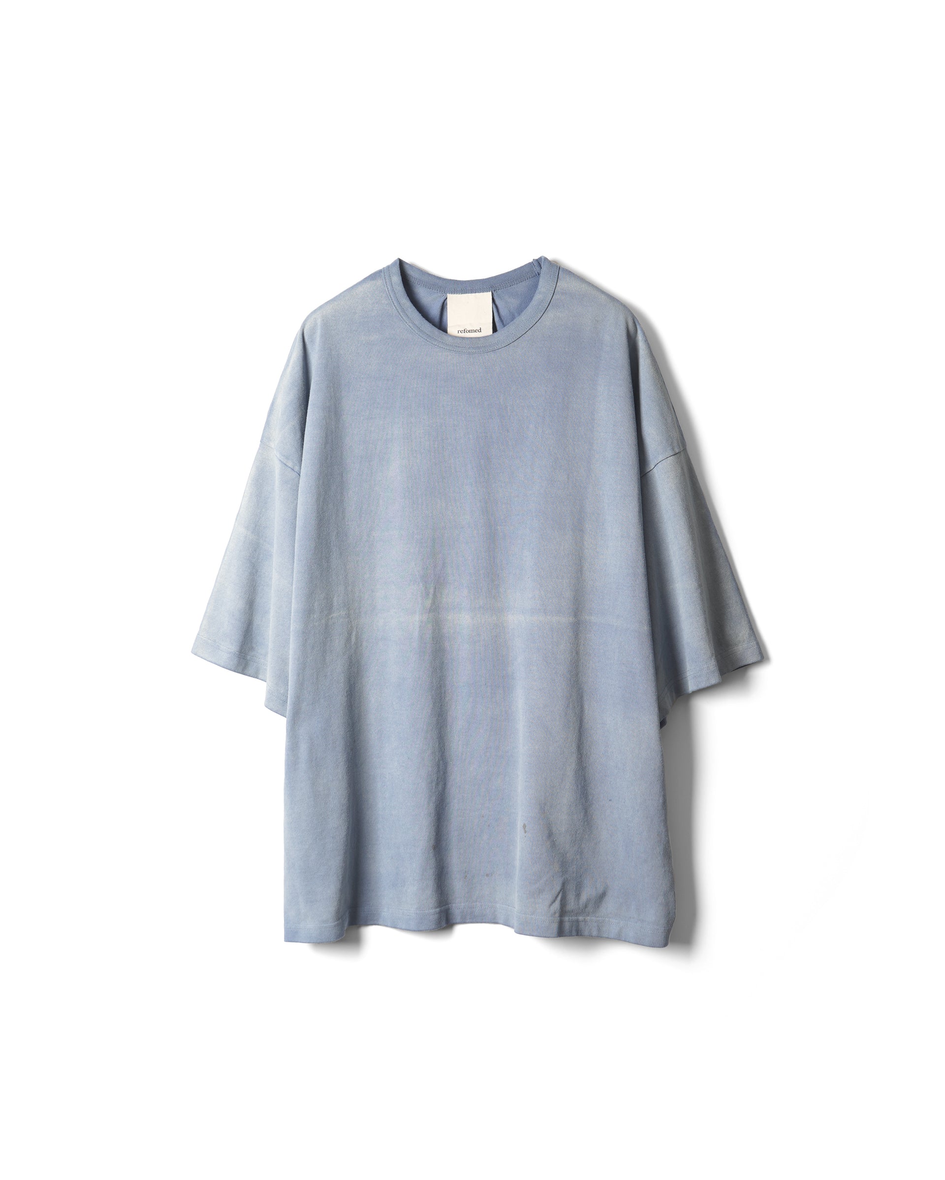 【REFOMED】10WASH GIANT TEE - BLUE