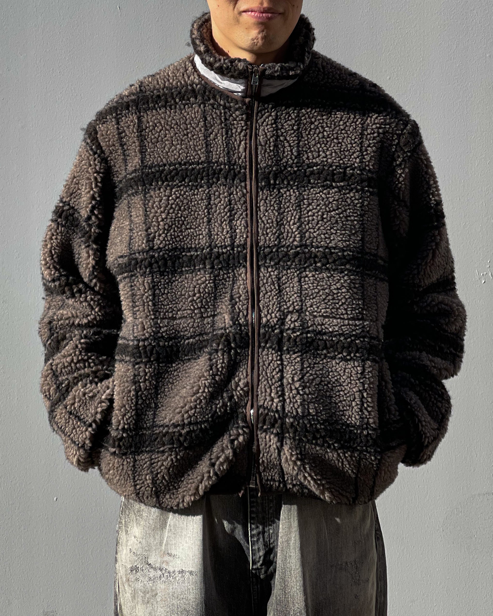 RANRA] RIVER FLEECE JACKET - MARTINI OLIVE