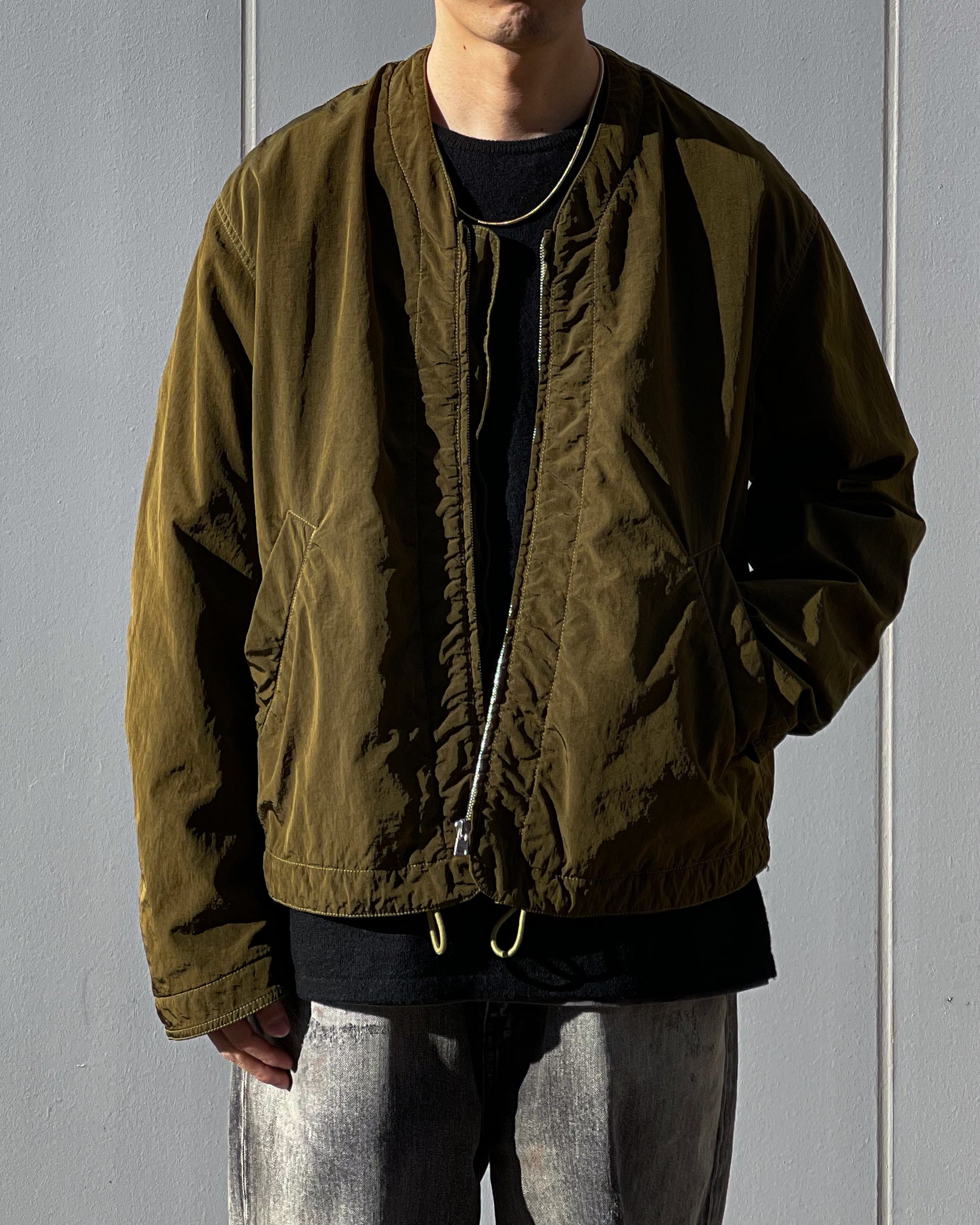 RANRA ジャケット RANRA】ASCENDER CANVAS NYLON JACKET - NUTRIA
