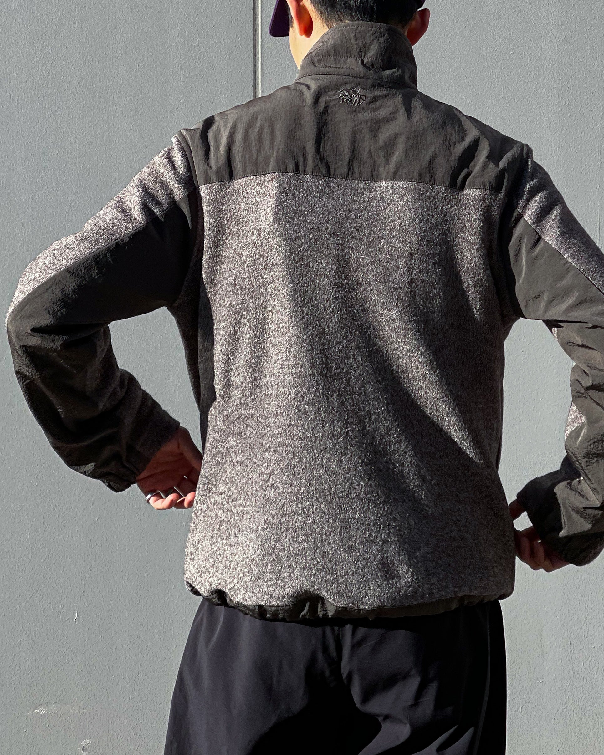 RANRA] REACH WOOL NYLON OUTDOOR TRACK TOP - MAJOR BROWN