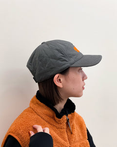【THISISNEVERTHAT】OL-LOGO PADDED CAP - CHARCOAL