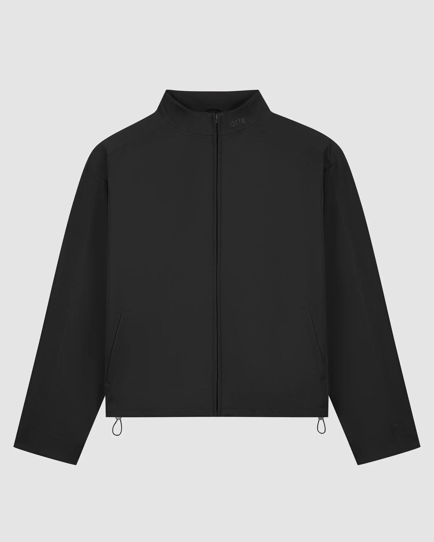 【ARTE ANTWERP】NYLON TRACK JACKET - BLACK