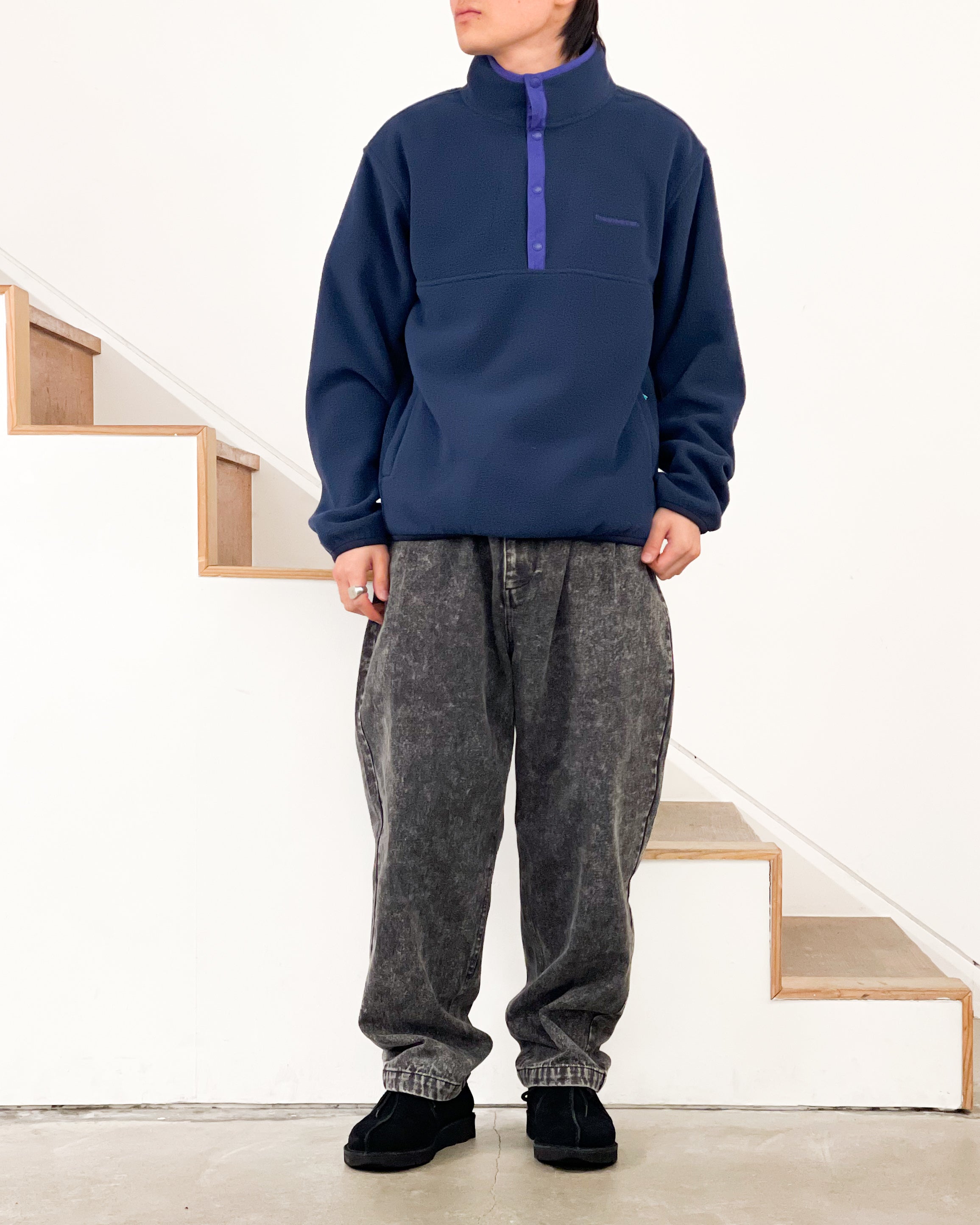 【THISISNEVERTHAT】FLEECE PULLOVER - NAVY