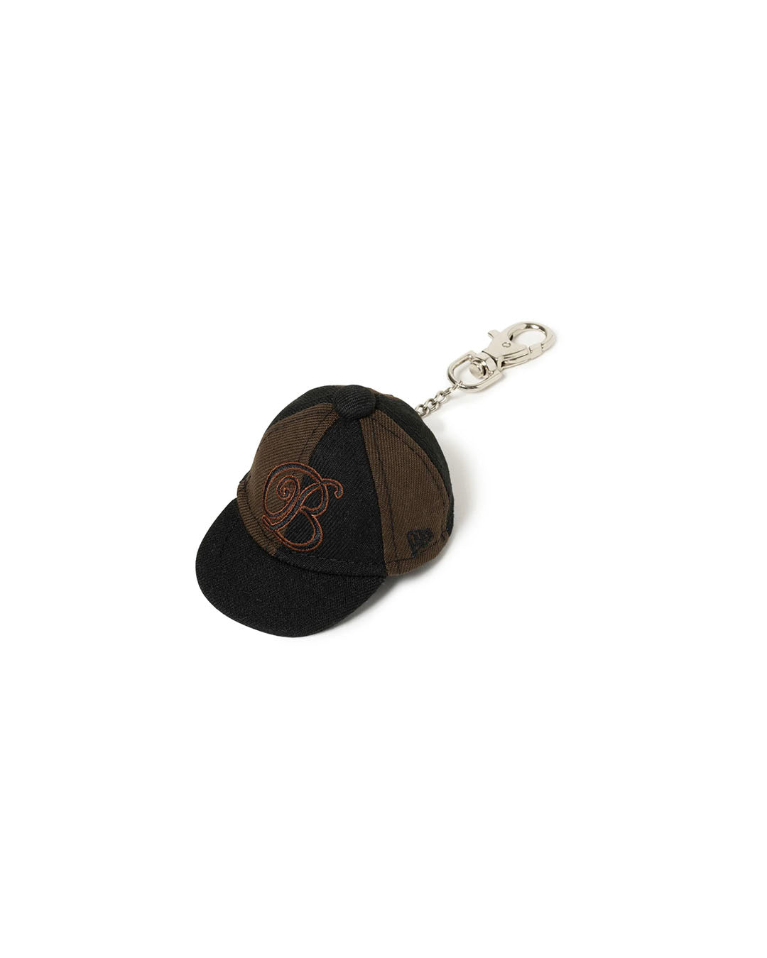 【BLACKEYEPATCH】B EMBLEM NEW ERA CAP KEYCHAIN - BLACK×BROWN