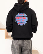 Load image into Gallery viewer, [THISISNEVERTHAT] TINT CHENILLE HOODIE - BLACK
