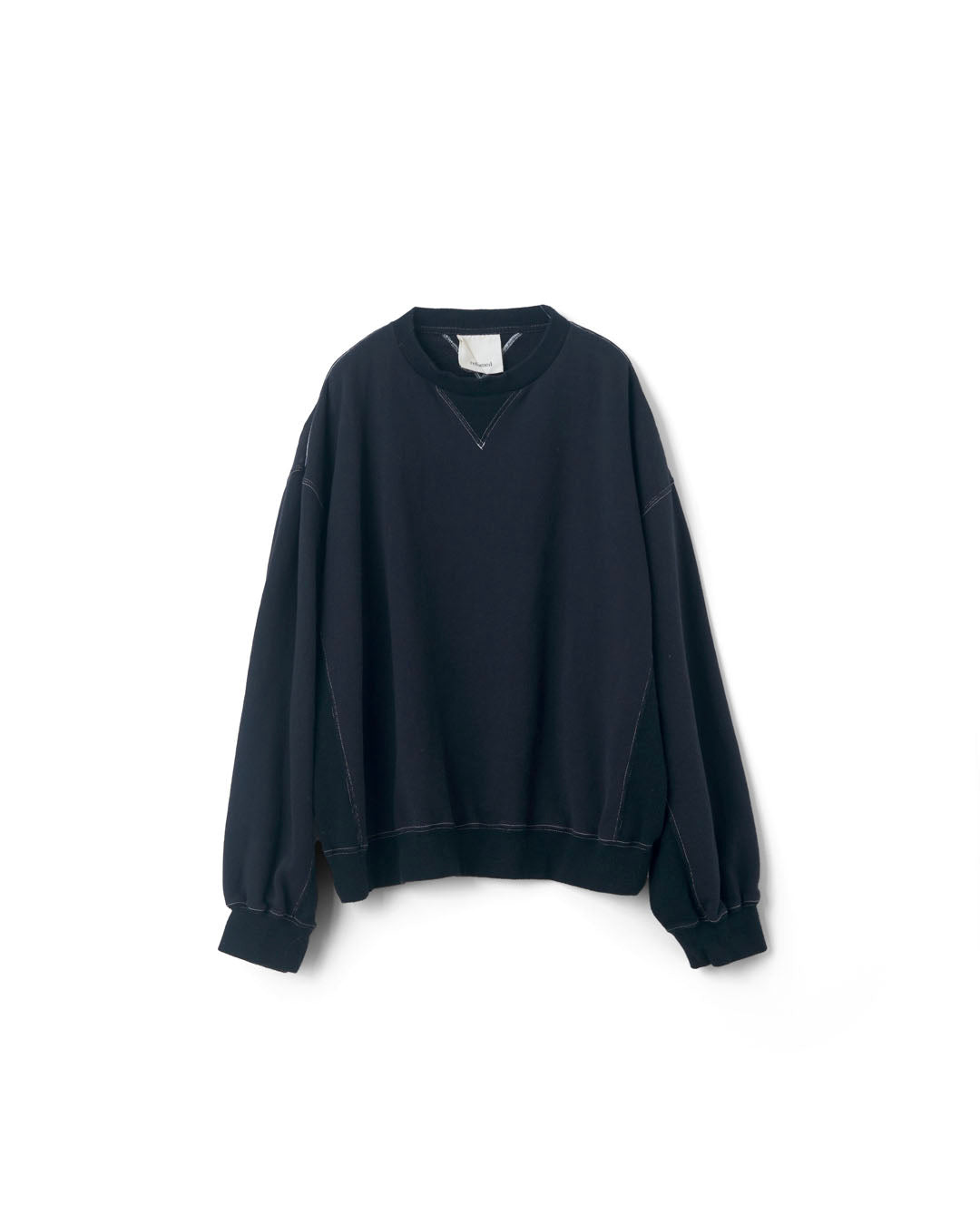 【REFOMED】10WASH SWEATER - BLACK