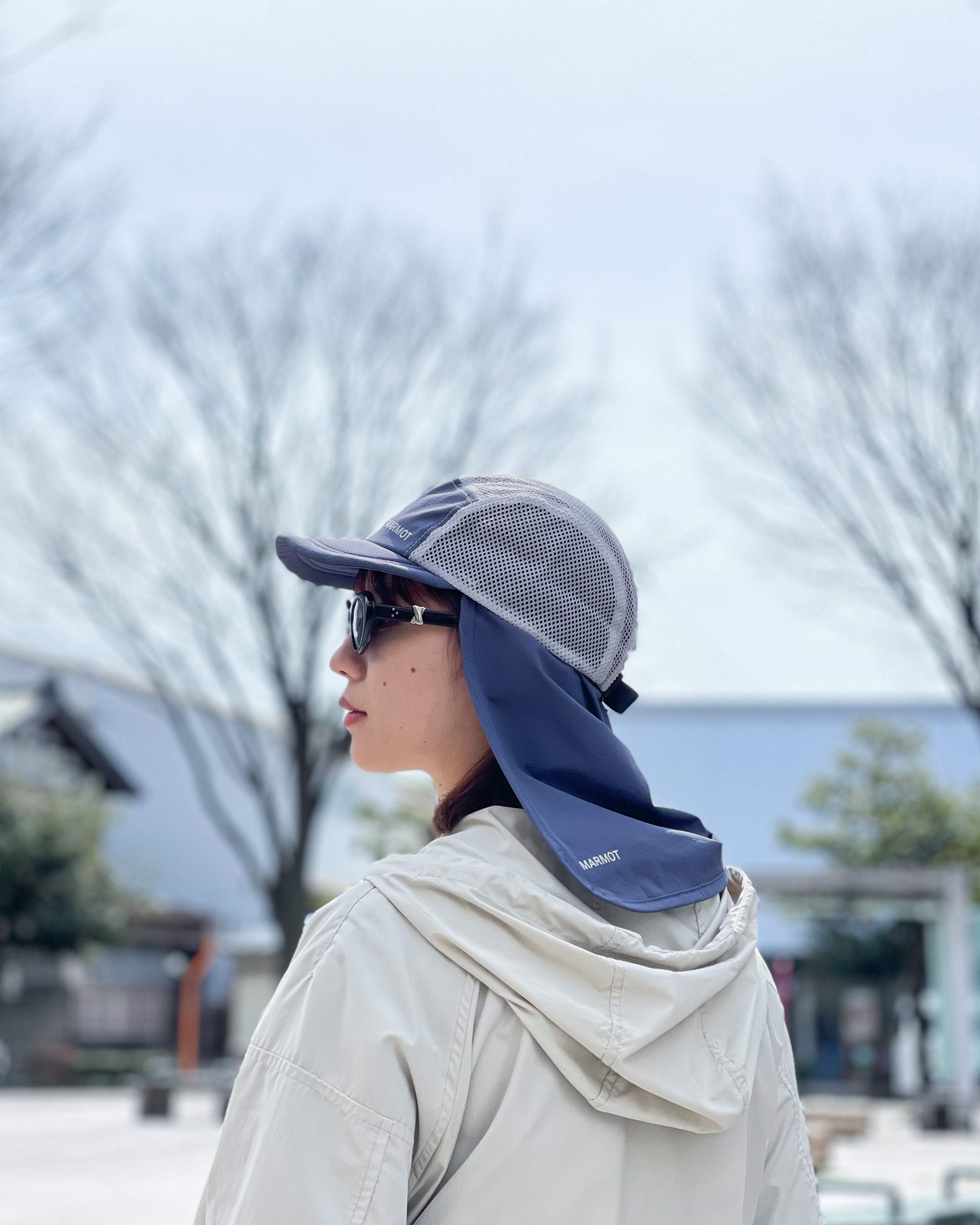 【MARMOT】SUNSHADE CAP - BLUE
